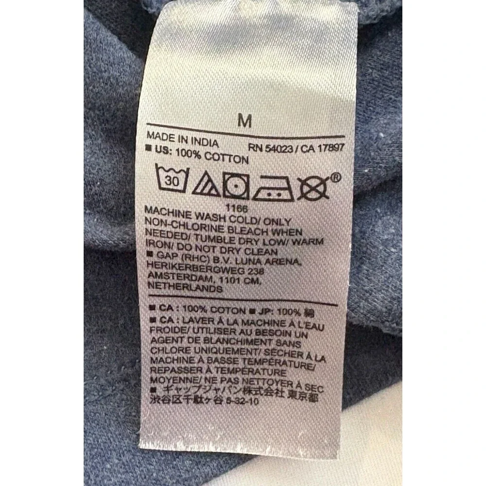 Banana Republic Polo Shirt Men's Medium Luxe Touch Performance Blue Heather